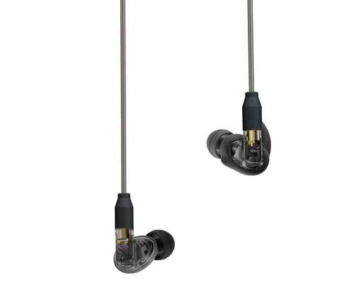 Professional-grade R-100 earphones with foam and silicone tip options
