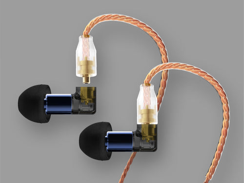 R-210 IEM with inline mic, MMCX connectors, and Comply™ foam tips